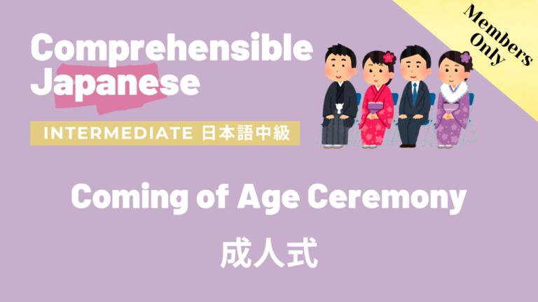 成人式 Coming of Age Ceremony